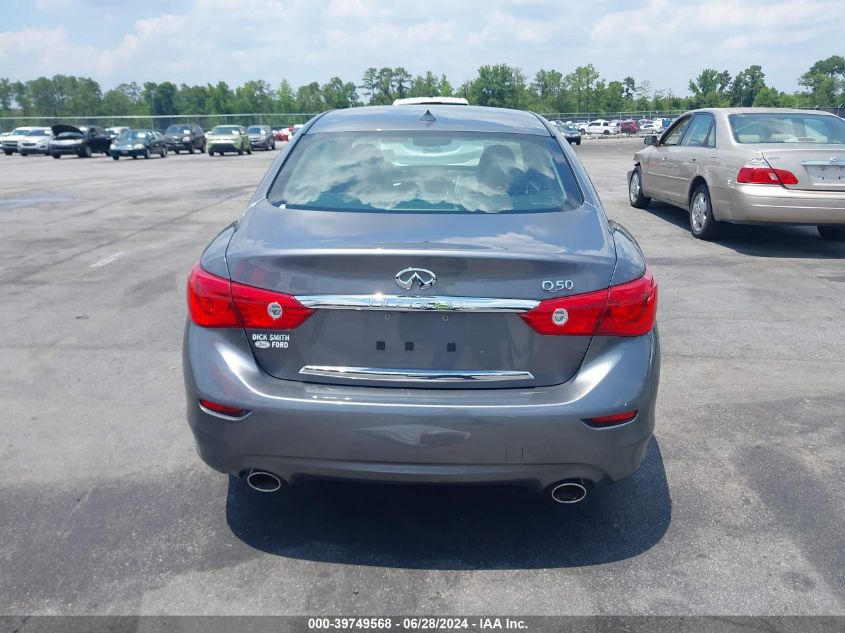 2014 Infiniti Q50 Premium VIN: JN1BV7AP8EM691862 Lot: 39749568