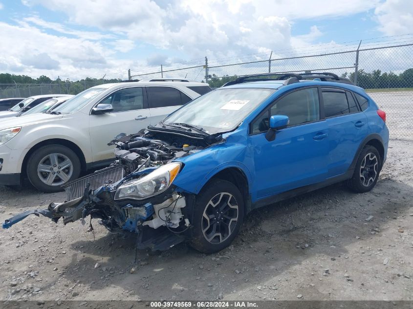 JF2GPAKC5G8231187 2016 Subaru Crosstrek 2.0I Limited