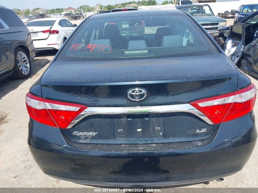 2016 Toyota Camry Le VIN: 4T4BF1FK1GR560779 Lot: 39749587