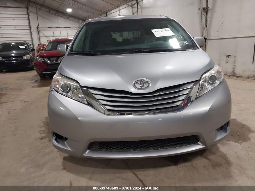 2017 Toyota Sienna Le 7 Passenger VIN: 5TDJZ3DC8HS155940 Lot: 39749609