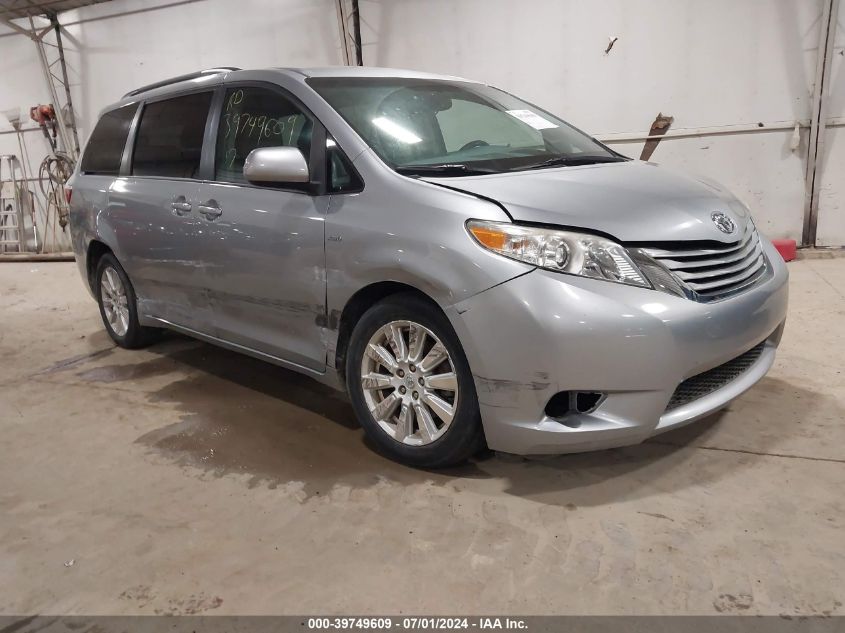 2017 Toyota Sienna Le 7 Passenger VIN: 5TDJZ3DC8HS155940 Lot: 39749609