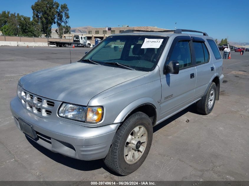 2001 Honda Passport Ex/Lx VIN: 4S6DM58W314411689 Lot: 39749614