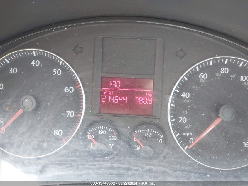 2007 Volkswagen Jetta VIN: 3VWGF71K87M094011 Lot: 39749632