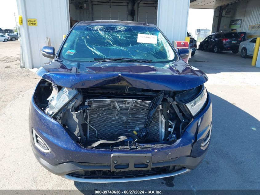 2016 Ford Edge Sel VIN: 2FMPK4J98GBB50598 Lot: 39749638