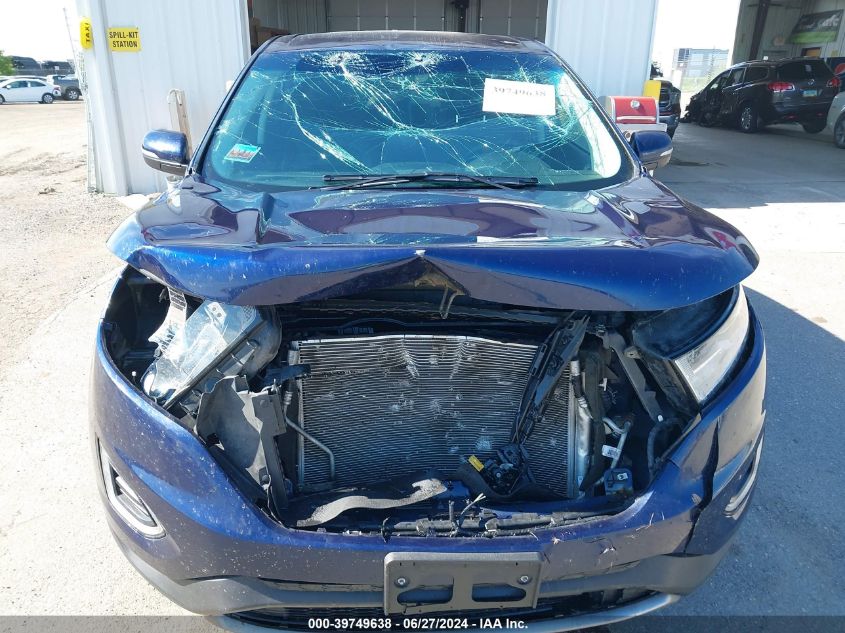 2016 Ford Edge Sel VIN: 2FMPK4J98GBB50598 Lot: 39749638