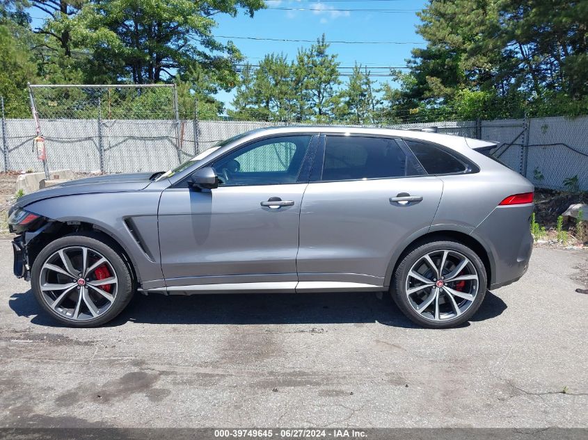 2020 Jaguar F-Pace Svr P550 Awd Automatic VIN: SADCZ2EE4LA629962 Lot: 39749645