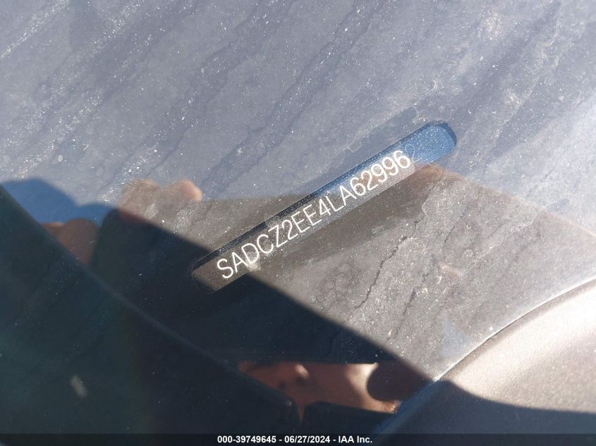 2020 Jaguar F-Pace Svr P550 Awd Automatic VIN: SADCZ2EE4LA629962 Lot: 39749645