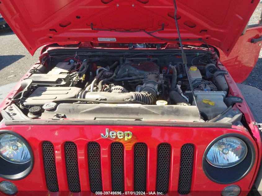 2014 Jeep Wrangler Sport VIN: 1C4AJWAG3EL319799 Lot: 39749696