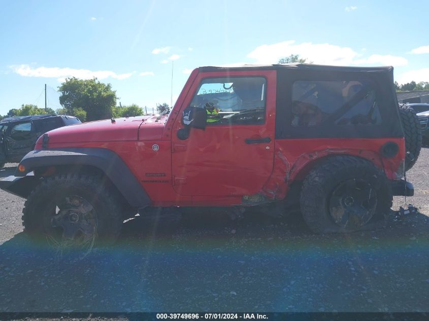 2014 Jeep Wrangler Sport VIN: 1C4AJWAG3EL319799 Lot: 39749696