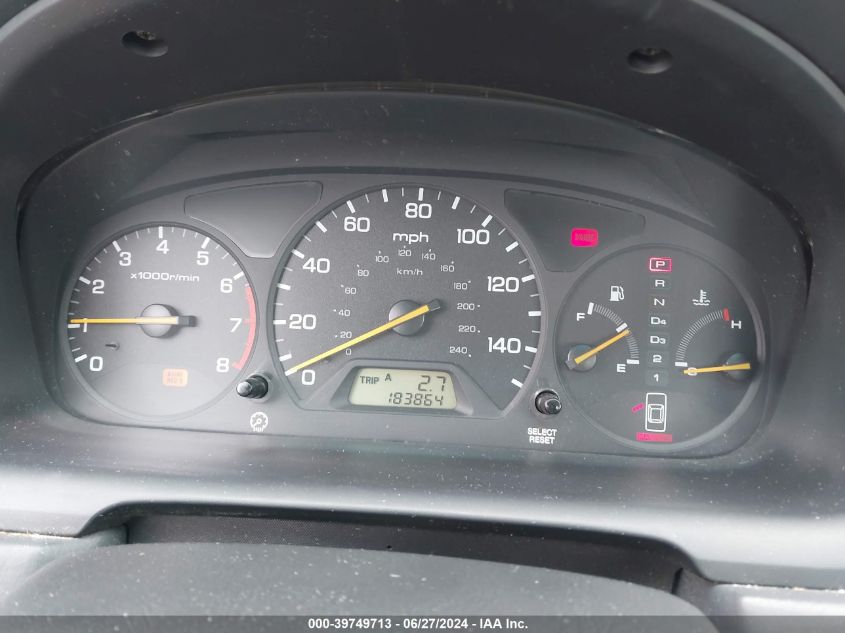 1999 Honda Accord Ex V6 VIN: 1HGCG2252XA025310 Lot: 39749713