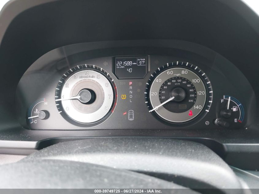 2012 Honda Odyssey Ex-L VIN: 5FNRL5H64CB025171 Lot: 39749725