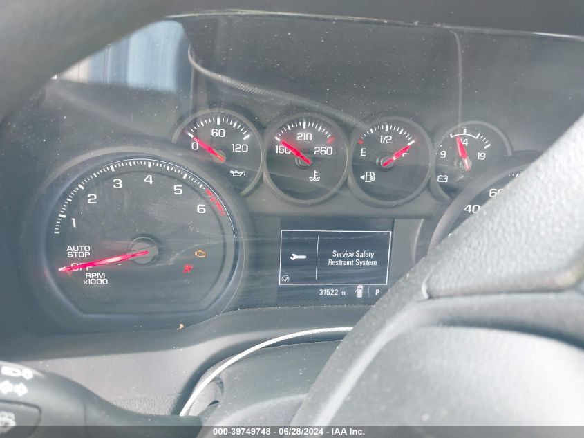 2022 Chevrolet Silverado 1500 Ltd 2Wd Regular Cab Long Bed Wt VIN: 3GCNWAED8NG194138 Lot: 39749748