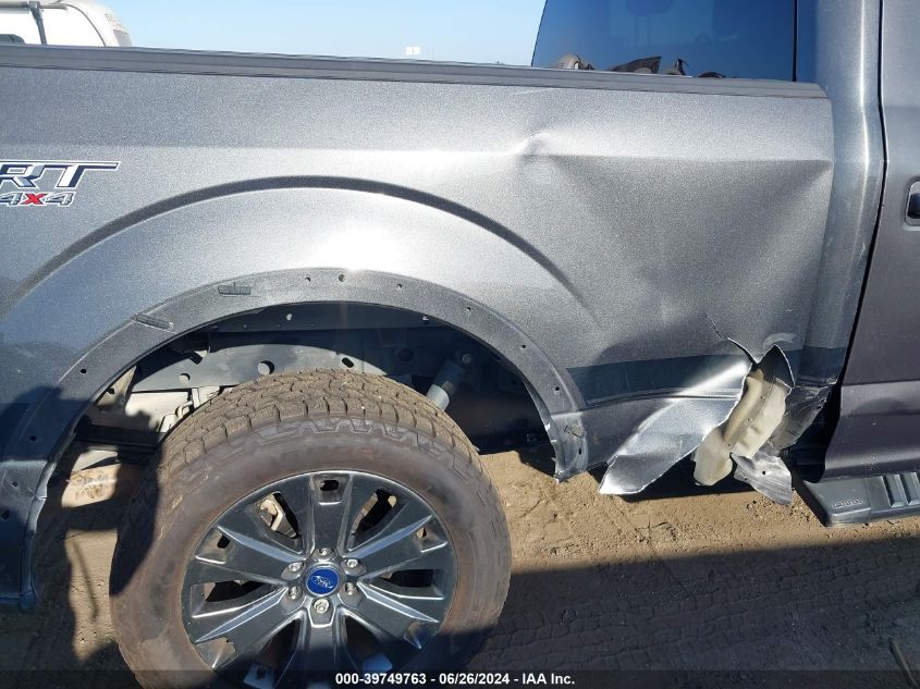 2016 Ford F150 Supercrew VIN: 1FTFW1EG0GFB7072 Lot: 39749763