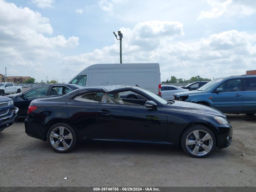 2010 Lexus Is 350C VIN: JTHFE2C24A2503233 Lot: 39749785