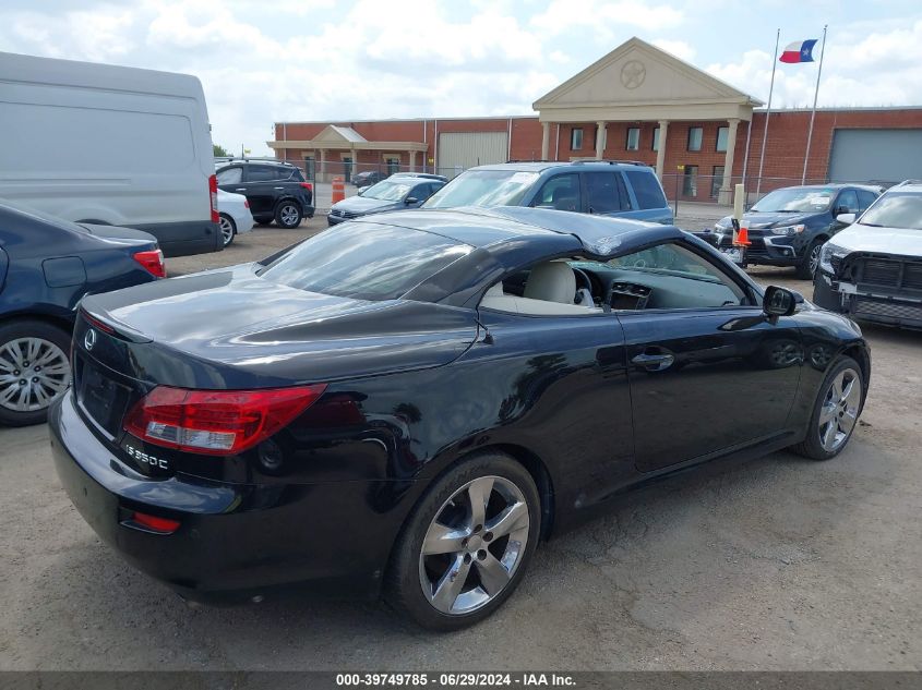 2010 Lexus Is 350C VIN: JTHFE2C24A2503233 Lot: 39749785