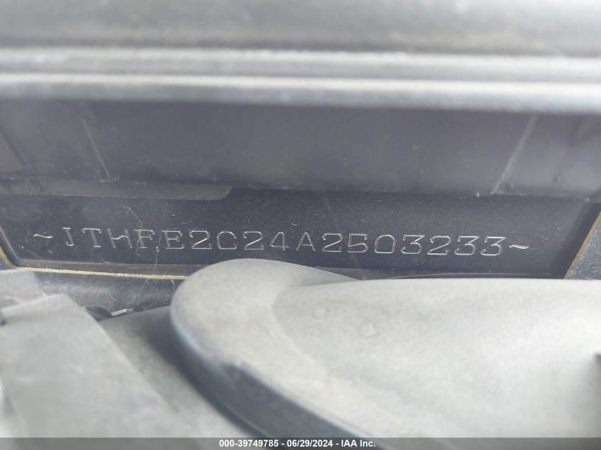 2010 Lexus Is 350C VIN: JTHFE2C24A2503233 Lot: 39749785