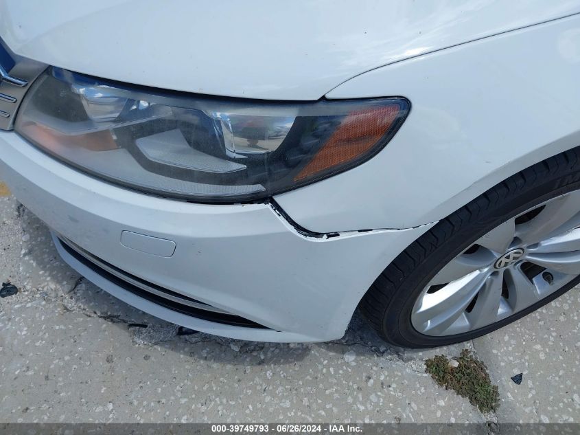 2013 Volkswagen Cc 2.0T Sport VIN: WVWBN7AN3DE555093 Lot: 39749793