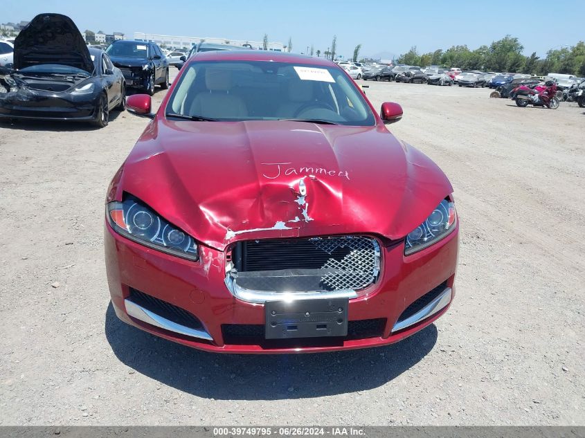 2012 Jaguar Xf VIN: SAJWA0FB5CLS41296 Lot: 39749795