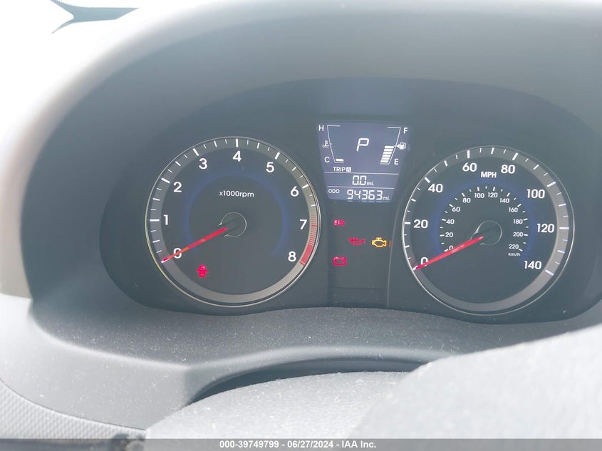 2012 Hyundai Accent Gls VIN: KMHCT4AE2CU213997 Lot: 39749799