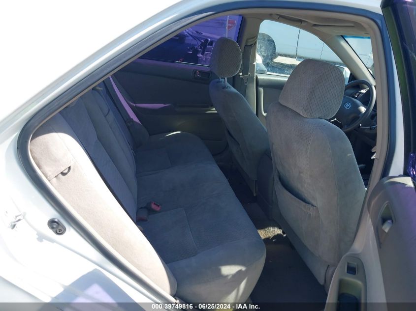 2004 Toyota Camry Le VIN: 4T1BE32K44U296757 Lot: 39749816