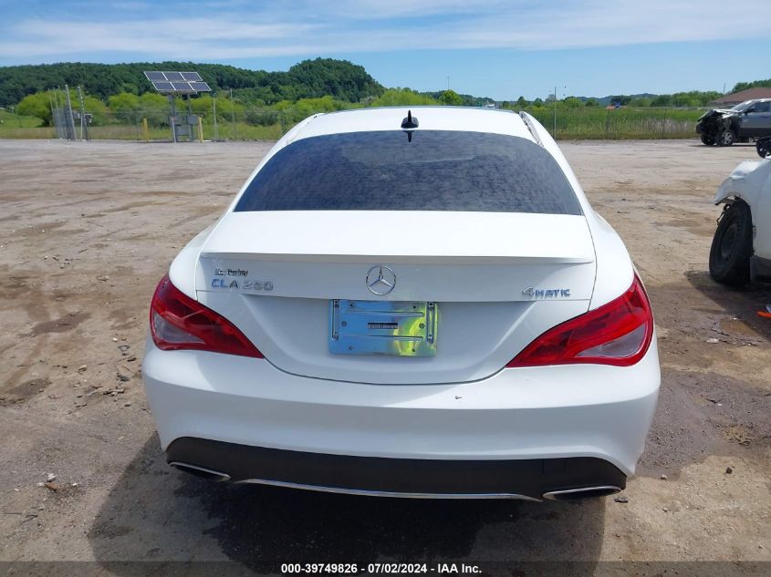 2018 Mercedes-Benz Cla 250 4Matic VIN: WDDSJ4GB5JN652319 Lot: 39749826