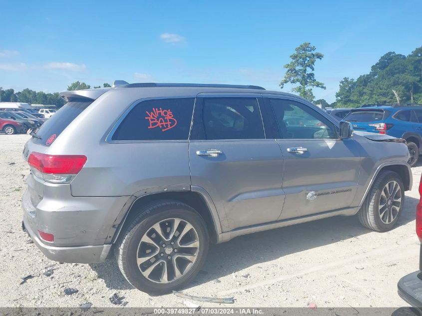 2017 Jeep Grand Cherokee Overland 4X4 VIN: 1C4RJFCG1HC684812 Lot: 39749827