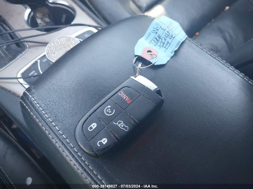 2017 Jeep Grand Cherokee Overland 4X4 VIN: 1C4RJFCG1HC684812 Lot: 39749827