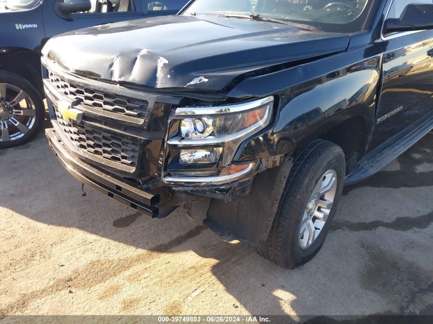 2016 Chevrolet Suburban C1500 Ls VIN: 1GNSCGKC2GR373604 Lot: 39749853