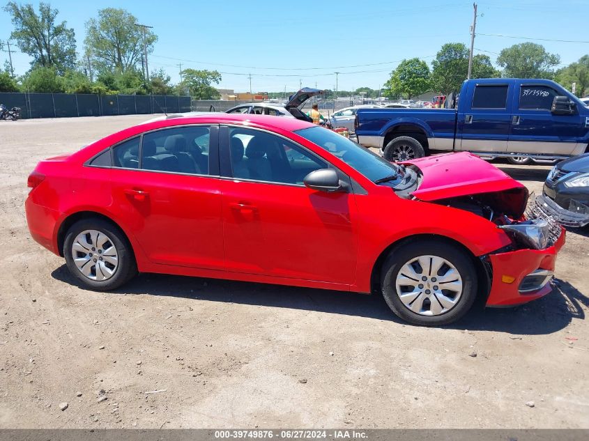 2015 Chevrolet Cruze Ls Auto VIN: 1G1PA5SH2F7146131 Lot: 39749876