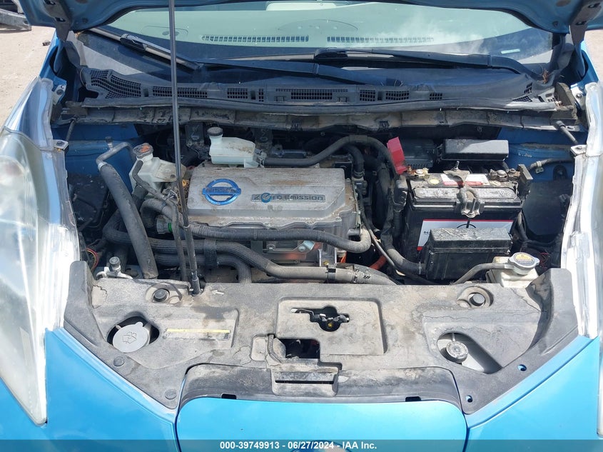 2011 Nissan Leaf Sv/Sl VIN: JN1AZ0CP6BT000382 Lot: 39749913