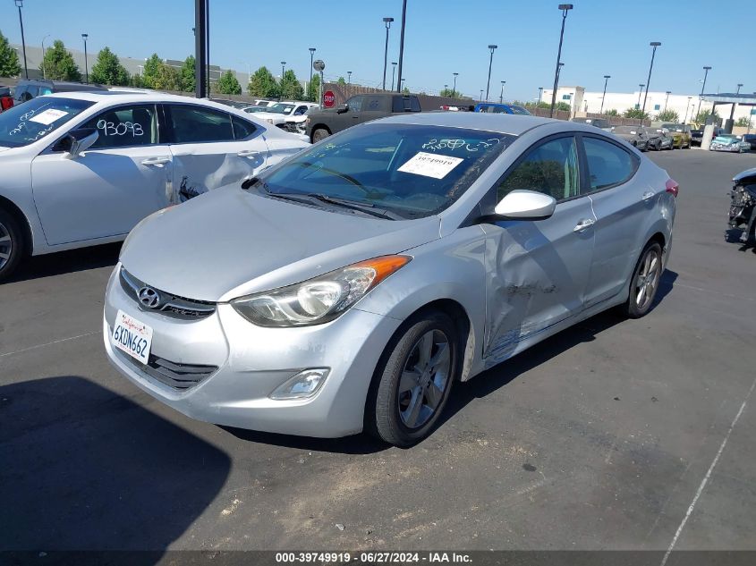 2013 Hyundai Elantra Gls VIN: KMHDH4AE7DU554304 Lot: 39749919