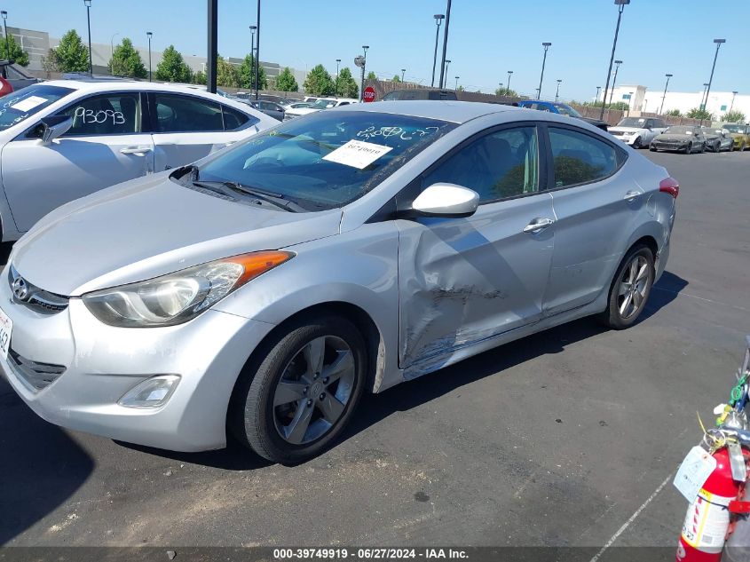 2013 Hyundai Elantra Gls VIN: KMHDH4AE7DU554304 Lot: 39749919