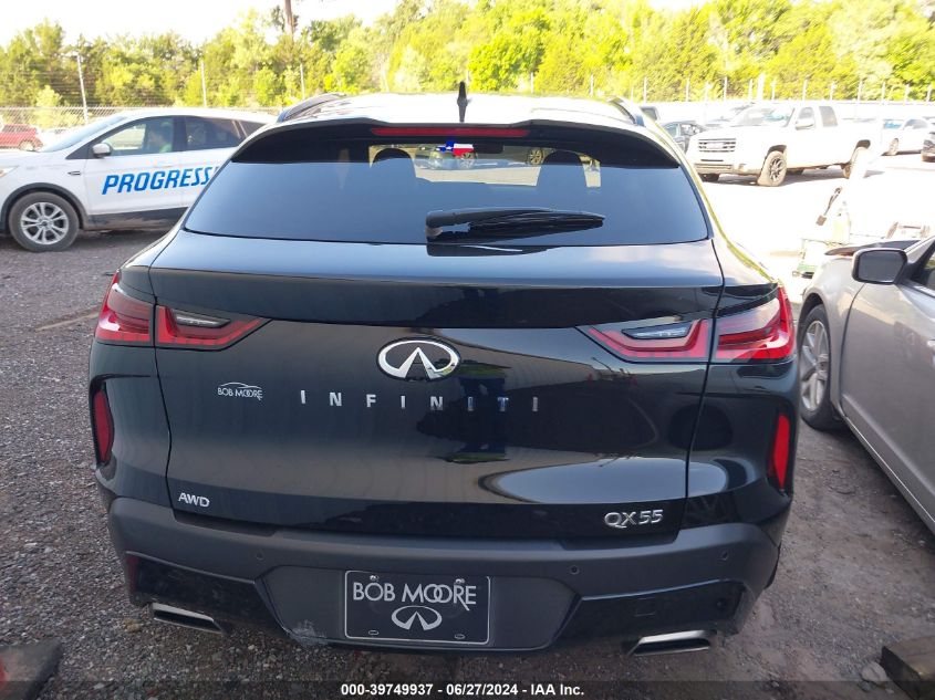 2022 Infiniti Qx55 Luxe Awd VIN: 3PCAJ5J38NF114456 Lot: 39749937