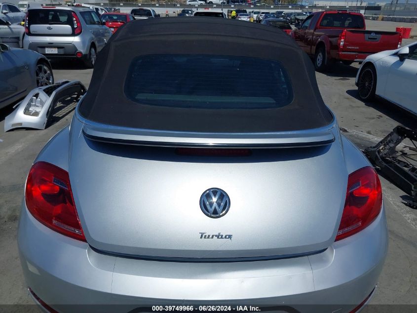 2013 Volkswagen Beetle 2.0T VIN: 3VW7T7AT1DM833166 Lot: 39749966