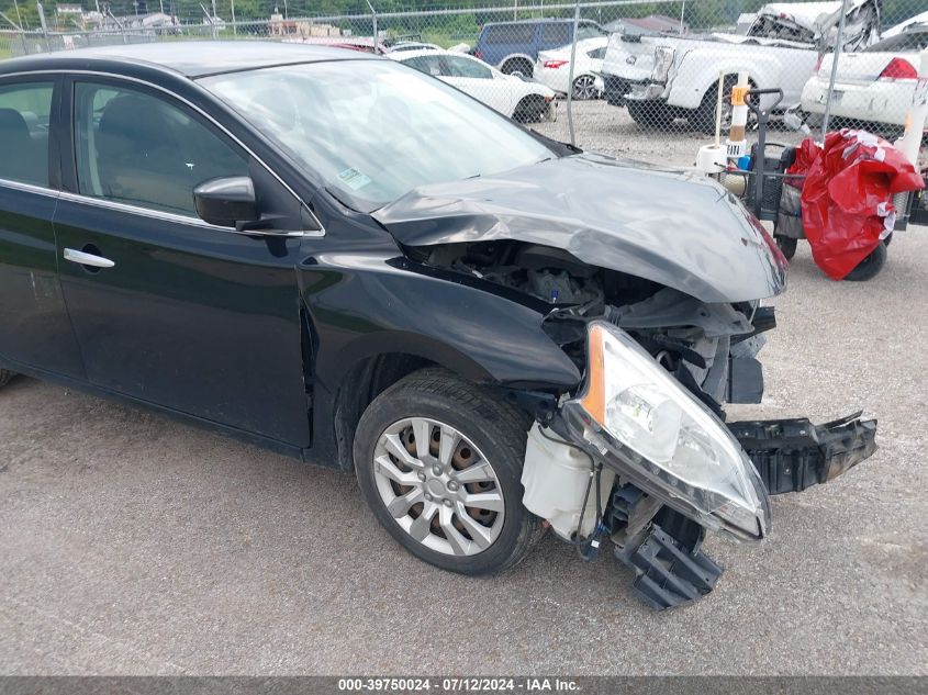 2015 Nissan Sentra Fe+ S/S/Sl/Sr/Sv VIN: 3N1AB7AP4FL642738 Lot: 39750024