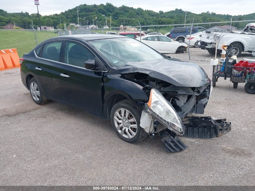 2015 Nissan Sentra Fe+ S/S/Sl/Sr/Sv VIN: 3N1AB7AP4FL642738 Lot: 39750024