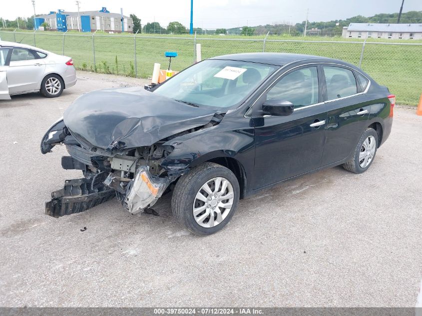 2015 Nissan Sentra Fe+ S/S/Sl/Sr/Sv VIN: 3N1AB7AP4FL642738 Lot: 39750024