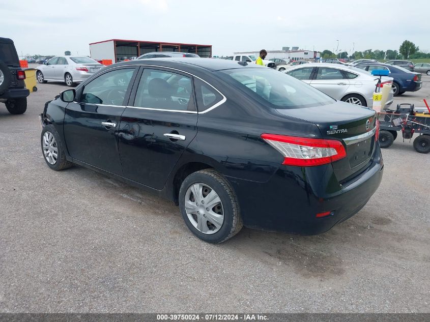 2015 Nissan Sentra Fe+ S/S/Sl/Sr/Sv VIN: 3N1AB7AP4FL642738 Lot: 39750024