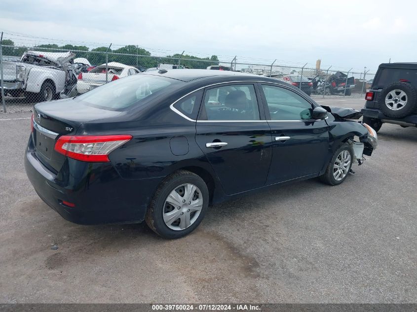 2015 Nissan Sentra Fe+ S/S/Sl/Sr/Sv VIN: 3N1AB7AP4FL642738 Lot: 39750024