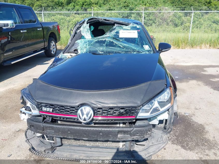 2017 Volkswagen Gti S VIN: 3VW5T7AU4HM017820 Lot: 39750030