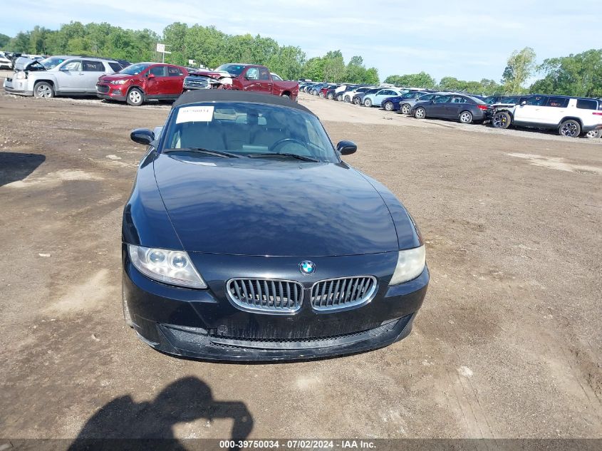 2006 BMW Z4 3.0Si VIN: 4USBU53596LW91399 Lot: 39750034