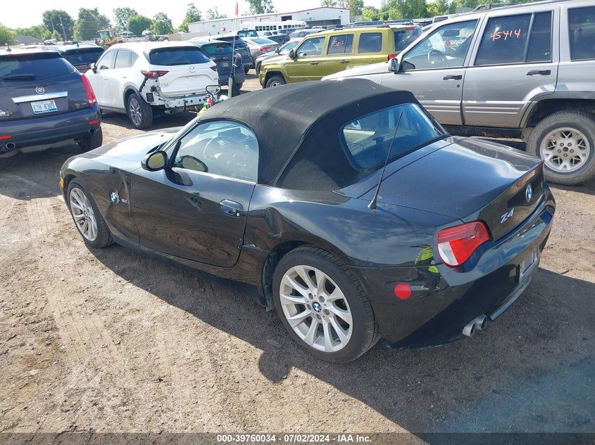 2006 BMW Z4 3.0Si VIN: 4USBU53596LW91399 Lot: 39750034