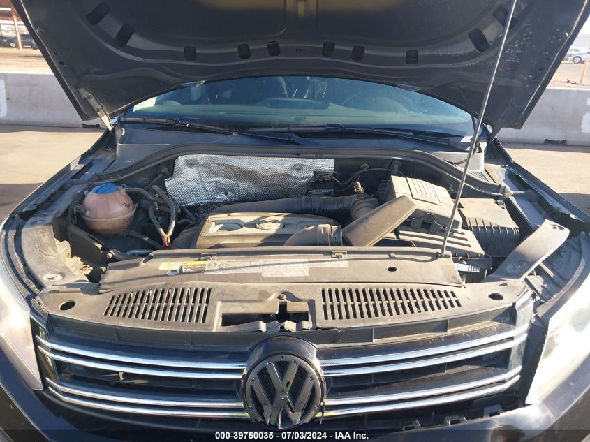 2013 Volkswagen Tiguan S/Se/Sel VIN: WVGAV3AX1DW604495 Lot: 39750035