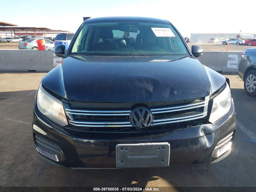 2013 Volkswagen Tiguan S/Se/Sel VIN: WVGAV3AX1DW604495 Lot: 39750035