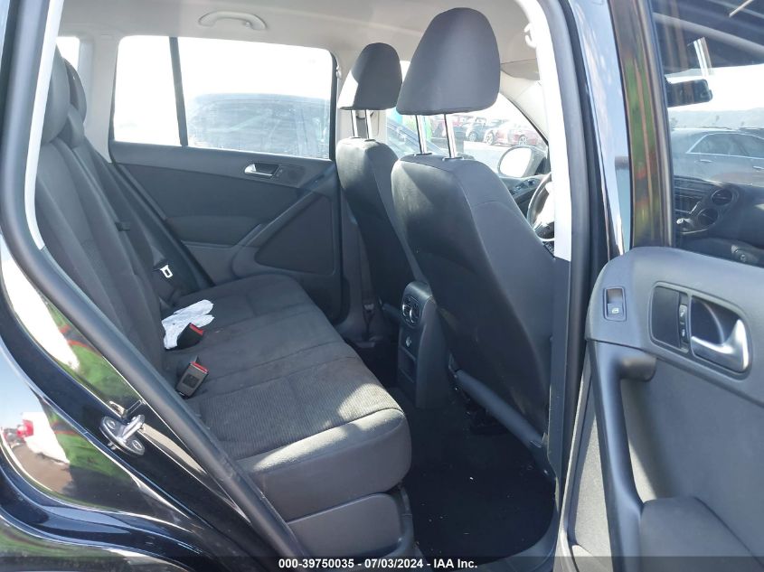 2013 Volkswagen Tiguan S/Se/Sel VIN: WVGAV3AX1DW604495 Lot: 39750035