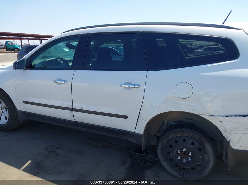 2017 Chevrolet Traverse Ls VIN: 1GNKRFKD0HJ351165 Lot: 39750061