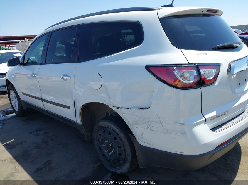 2017 Chevrolet Traverse Ls VIN: 1GNKRFKD0HJ351165 Lot: 39750061