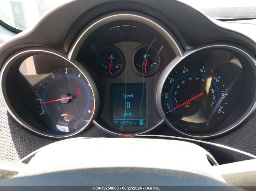 2012 Chevrolet Cruze Eco VIN: 1G1PJ5SC1C7191058 Lot: 39750068