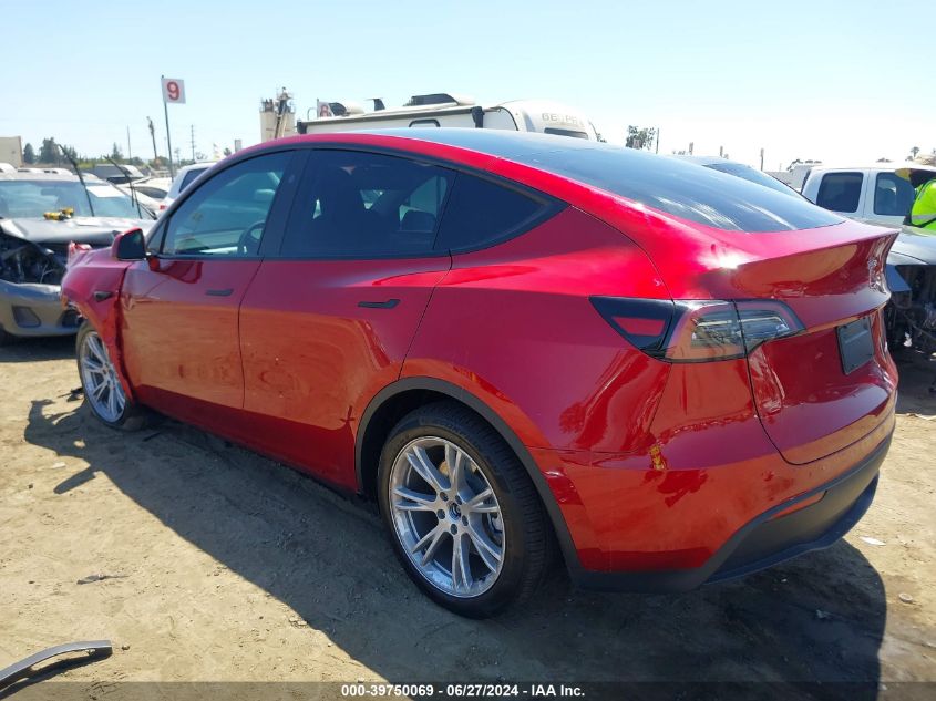 2024 TESLA MODEL Y LONG RANGE DUAL MOTOR ALL-WHEEL DRIVE - 7SAYGDEE3RA249708