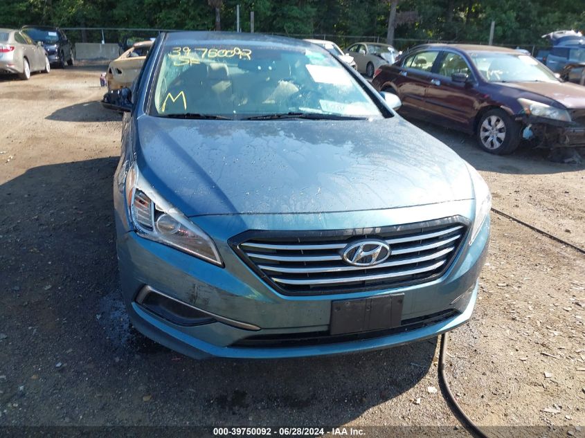 2016 Hyundai Sonata Se VIN: 5NPE24AF0GH351045 Lot: 39750092